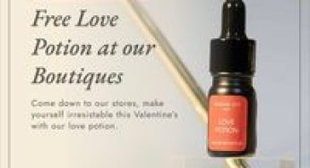 Maison 21G Paris Valentine giveaway for special limited edition Love Portion fragrance in Singapore