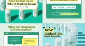 Innisfree Malaysia having try and review program show picture for sample and review it win RM10 shopping voucher each month
