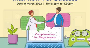 WorkForce Singapore virtual seminar improve interview skills complimentary for Singaporean No shy have a try