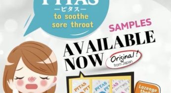 Pitas to cure sore throat sample in Singapore only at welcia BHG limited stock grab it now