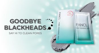 Fancl Singapore pore cleansing pack sample say goodbye to beakhead