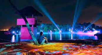 Magical shores at siloso beach Sentosa Singapore free entry