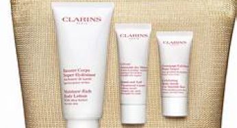 Clarins Singapore free body care sample with best seller sample head to store now