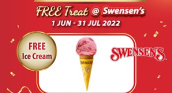Swensen Singapore x Safra free ice cream for Safra members