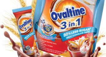 Ovaltine breakfast chocolate drink free sample in Singapore less sugar product