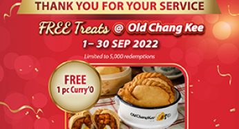 Safra x Old Chang Kee Singapore free 1 pcs curry puff for member till 30 Sep 2022