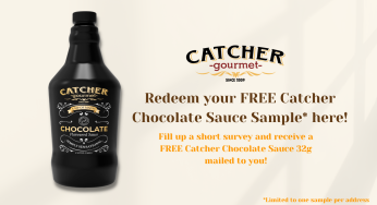 Mamabox Singapore free Catcher chocolate sauce sample free home delivery