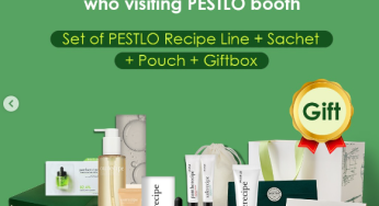 Pestlo free gift when visiting booth at Singapore Expo for 16 to 18 Nov Cosmoprof Asia 2022 event