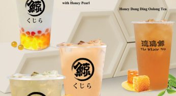 The Whale Tea Singapore free welcome drink for new app member Osmanthus Honey Green Tea