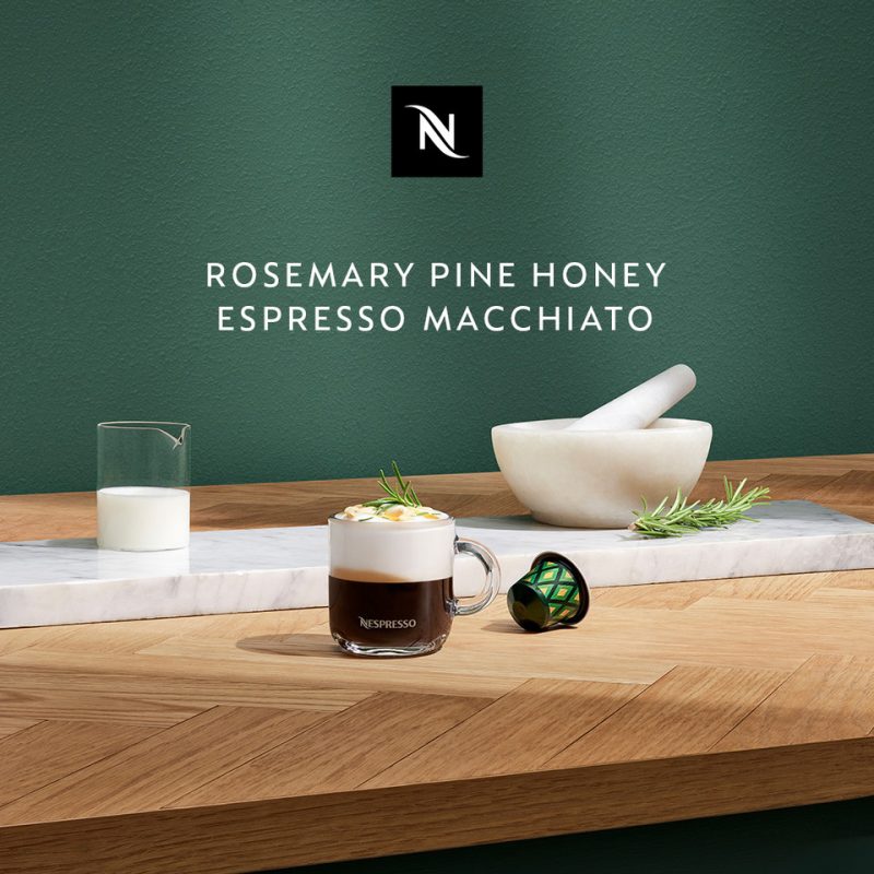 Nespresso Singapore complimentary Rosemary Pine Honey Espresso