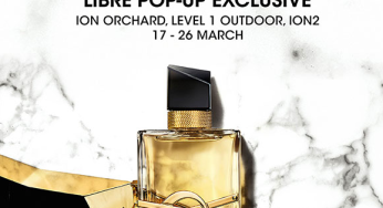 YSL Singapore free Libre perfume sample pop up at Ion Orchard till 26 March