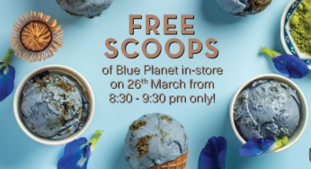 Kind Kones Singapore free ice cream a scoop 26 March