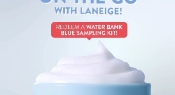 Laneige Singapore free water bank blue sample NTU & NUS 4 to 5 April