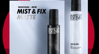Make Up Forever new mist and fix spray sample grab them now