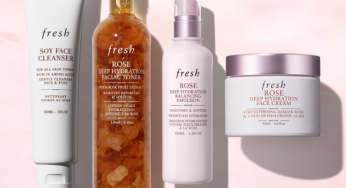 Fresh free sample kit Rose series toner serum cream and soy face cleanser