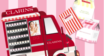 Clarins vending machine free samples at Northpoint City from 31 August