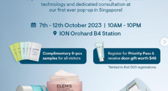 ELEMIS SKINtelligent Lab free 6pcs samples for all visitor first 500 registrations door gift worth $48