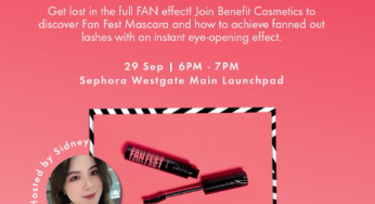 Benefit Cosmetics x Sephora Westgate free 3 pcs door gift after workshop session Try your luck to be choosen as 1 of 15 pax