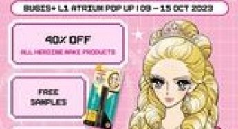 KISS ME Heroine Make pop-up at Bugis + free samples