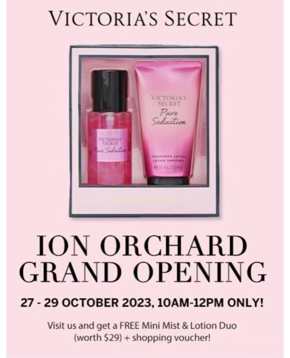 Victoria's Secret ION Orchard is NOW OPEN! We can't wait to show