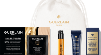 Guerlain free sampling kit at Ion Orchard Christmas pop-up