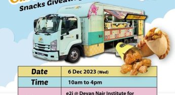 Old Chang Kee free snack at Jurong East 6 Dec
