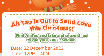 Taobao free cookies along Orchard Road 22 Dec
