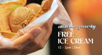 The Hammock Market free ice cream 20 Jan at Aperia Mall