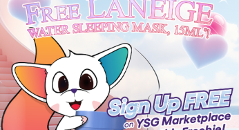 YSG free Laneige water sleeping mask 15ml sign up as member and get it free home delivery