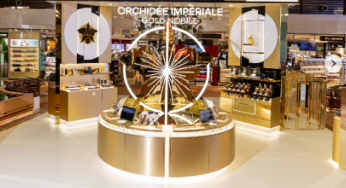 Orchidée Impériale Gold Nobile by Guerlain pop up free hand massage service Changi Airport