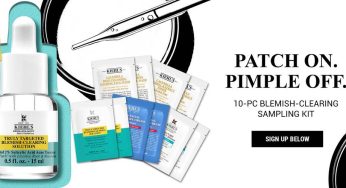Kiehls free 10 pcs BLEMISH-CLEARING SAMPLING KIT register now