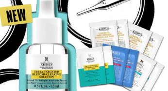 Kiehls free 10-PC BLEMISH-CLEARING SAMPLING KIT register now