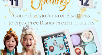 Anabella Patisserie free free Disney Frozen pastry products when you dressed in Anna & Elsa dresses