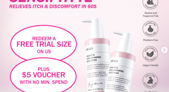 Dr Wu free trial size of 15ml + $5 return voucher Watsons Ngee Ann City till 30 Aug