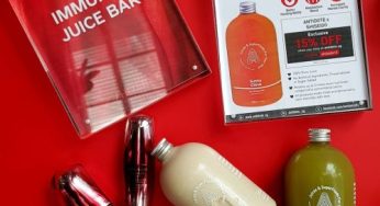 Shiseido free sample and free immunity juice Shiseido Skin Immunity Bar pop up at Ion Orchard till 1 Sep